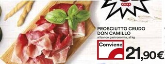 Coop Prosciutto crudo don camillo offerta