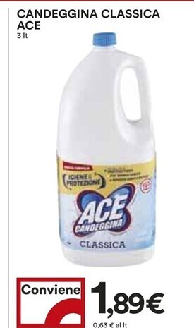 Coop Ace candeggina classica offerta