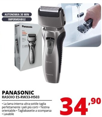Comet Panasonic rasoio es-rw33-h503 offerta