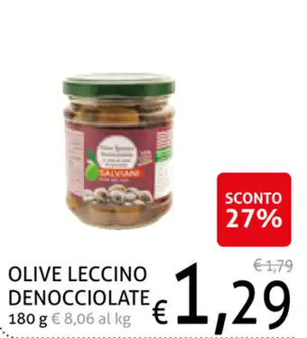 Ecu Discount Olive Leccino Denocciolate 180g offerta
