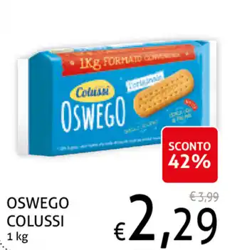 Ecu Discount Colussi Oswego 1kg offerta