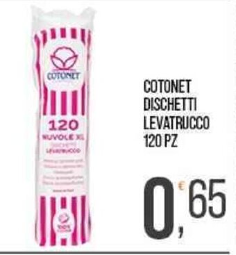 Cash pro COTONET DISCHETTI LEVATRUCCO 120 PZ offerta