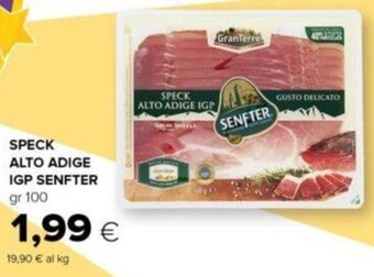 Oasi SPECK ALTO ADIGE IGP SENFTER gr 100 offerta