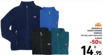Spazio Conad MICROPILE UOMO O DONNA NORWAY offerta