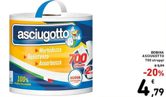 BOBINA ASCIUGOTTO 700 strappi