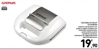 Spazio Conad TOSTIERA MYTOAST G3 FERRARI offerta