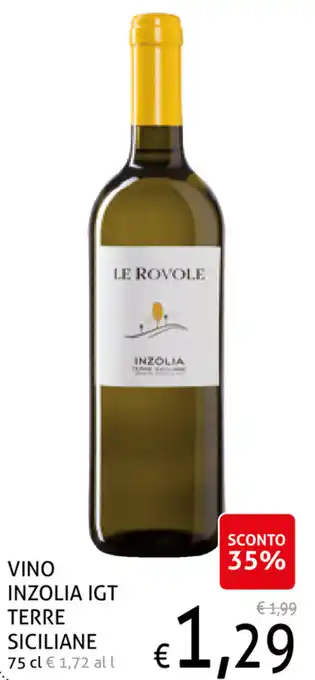 Vino Inzolia IGT Terre Siciliane 75cl