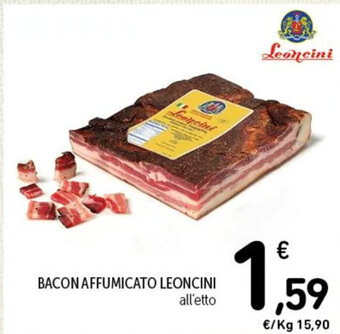 Spazio Conad BACON AFFUMICATO LEONCINI offerta