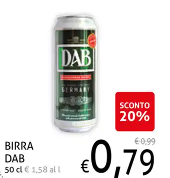Ecu Discount Dab Birra 50cl offerta