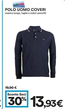 Coop Polo uomo coveri offerta