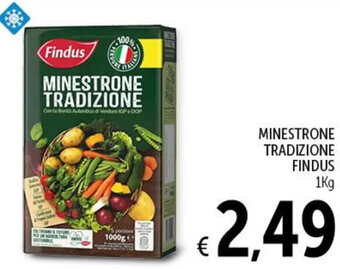 Spazio Conad MINESTRONE TRADIZIONE FINDUS 1kg offerta