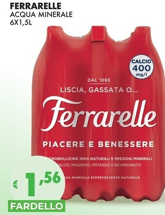 Eté Ferrarelle acqua minerale offerta