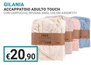 Eté Gilania accappatoio adulto touch offerta