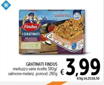 Spazio Conad GRATINATI FINDUS merluzzo varie ricette 380g offerta