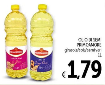 Spazio Conad OLIO DI SEMI PRIMOAMORE girasole/soia/semi vari 1 L offerta