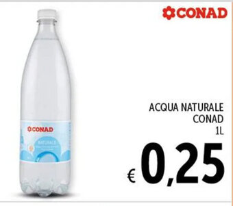 Spazio Conad ACQUA NATURALE CONAD 1 L offerta