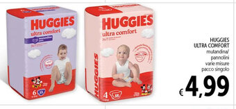 HUGGIES ULTRA COMFORT mutandina/ pannolini Singolo
