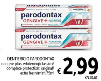 DENTIFRICIO PARODONTAX gengive plus 75ml