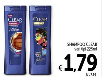 SHAMPOO CLEAR vari tipi 225ml