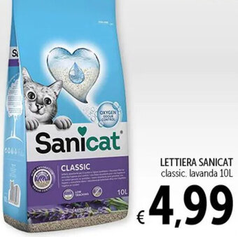 Spazio Conad LETTIERA SANICAT classic. lavanda 10L offerta