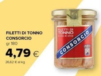Oasi FILETTI DI TONNO CONSORCIO gr 180 offerta