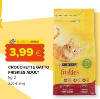 CROCCHETTE GATTO FRISKIES ADULT kg 2