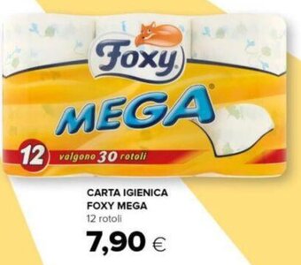 Oasi CARTA IGIENICA FOXY MEGA 12 rotoli offerta