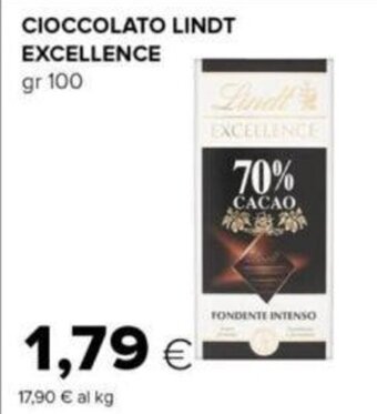 Oasi CIOCCOLATO LINDT EXCELLENCE gr 100 offerta