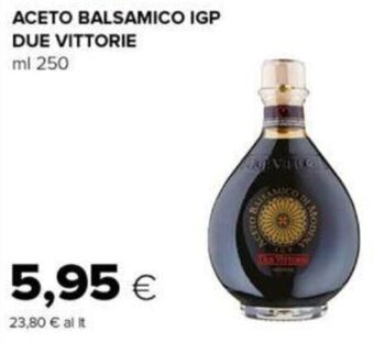 Oasi ACETO BALSAMICO IGP DUE VITTORIE ml 250 offerta