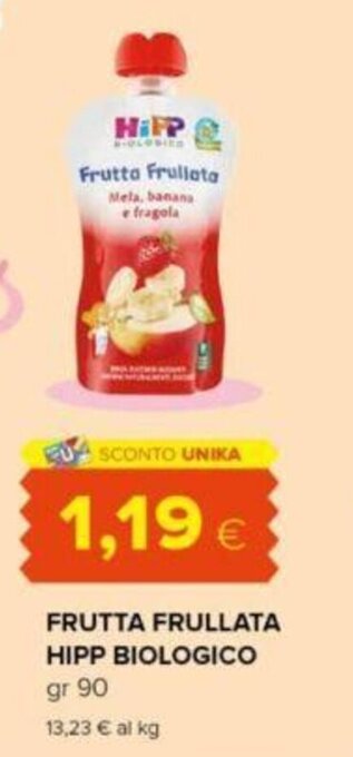 Oasi FRUTTA FRULLATA HIPP BIOLOGICO gr 90 offerta