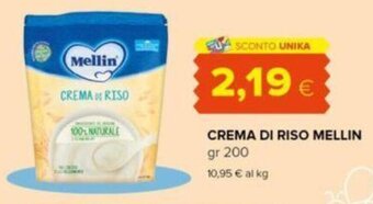 Oasi CREMA DI RISO MELLIN gr 200 offerta