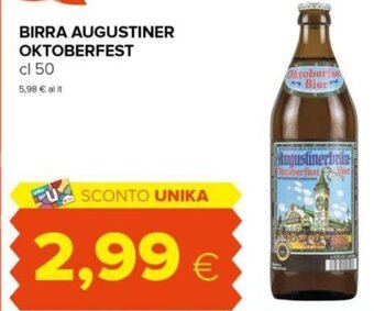 BIRRA AUGUSTINER OKTOBERFEST cl 50