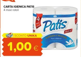 Oasi CARTA IGIENICA PATIS 4 maxi rotoli offerta