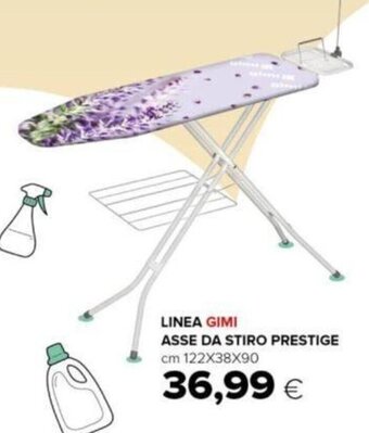 Oasi LINEA GIMI ASSE DA STIRO PRESTIGE cm 122X38X90 offerta