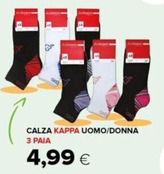 Oasi CALZA KAPPA UOMO/DONNA 3 PAIA offerta