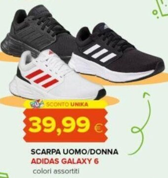 Oasi SCARPA UOMO/DONNA ADIDAS GALAXY 6 offerta