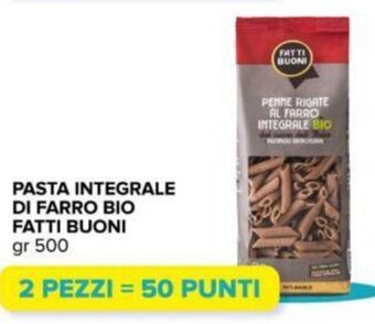 PASTA INTEGRALE DI FARRO BIO FATTI BUONI gr 500