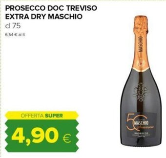 Oasi PROSECCO DOC TREVISO EXTRA DRY MASCHIO cl 75 offerta
