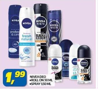 Risparmio Casa NIVEA DEO ROLL ON 50 ML SPRAY 150 ML offerta