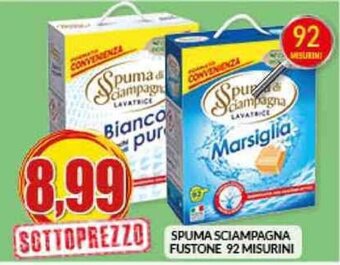 SPUMA SCIAMPAGNA FUSTONE 92 MISURINI