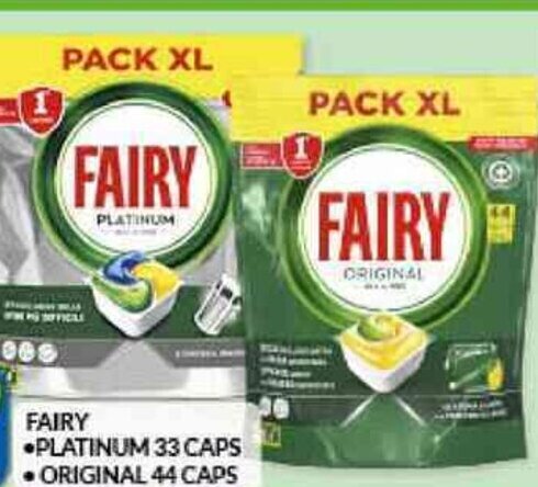 Risparmio Casa FAIRY PLATINUM 33 CAPS ORIGINAL 44 CAPS offerta