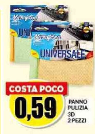 Risparmio Casa PANNO PULIZIA 3D 2 PEZZI offerta