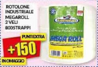 Risparmio Casa ROTOLONE INDUSTRIALE MEGAROLL 2 VELI 800STRAPPI offerta