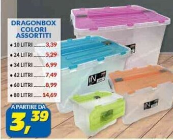 Risparmio Casa DRAGONBOX COLORI ASSORTITI 10 LITRI offerta