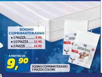 Risparmio Casa SOGNO COPRIMATERASSO 1 PIAZZA Colors offerta