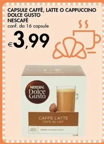 Bennet Nescafé Dolce Gusto Café Au Lait Capsule Caffè 16 Pezzo(i) offerta