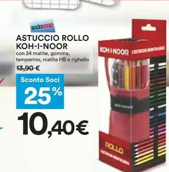 Coop Koh-i-noor Astuccio scuola offerta