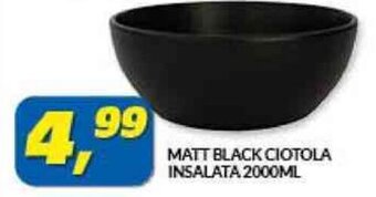 MATT BLACK CIOTOLA INSALATA 2000ML