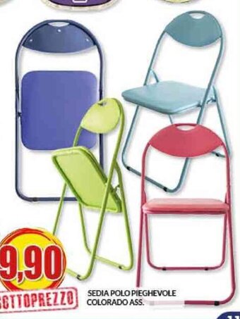 Risparmio Casa SEDIA POLO PIEGHEVOLE COLORADO ASS. offerta