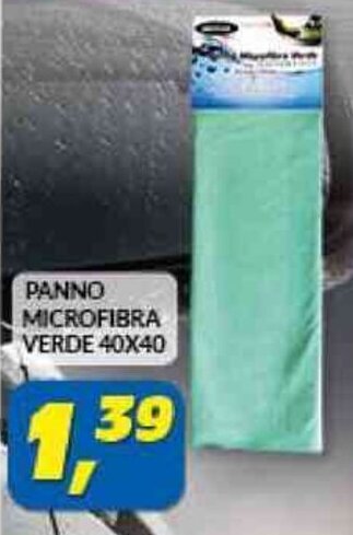 Risparmio Casa PANNO MICROFIBRA VERDE 40X40 offerta